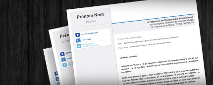 Exemples de lettre de motivation par métier